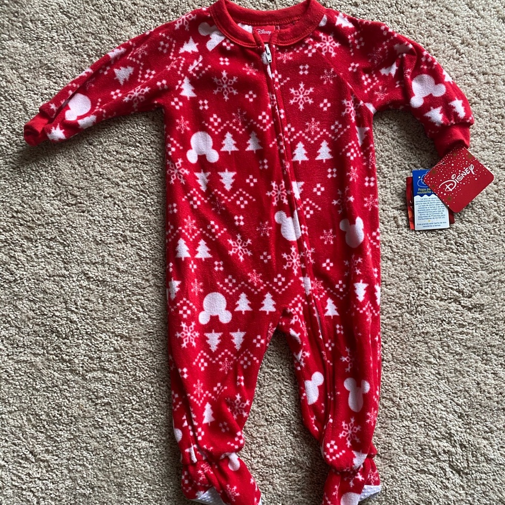 Brand new!! Disney Fleece Pajamas—Size 12M